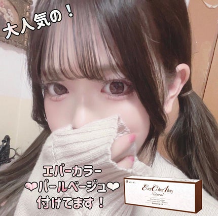 エバーカラーワンデー ナチュラル/エバーカラー/ワンデー(1DAY)カラコンを使ったクチコミ(1枚目)