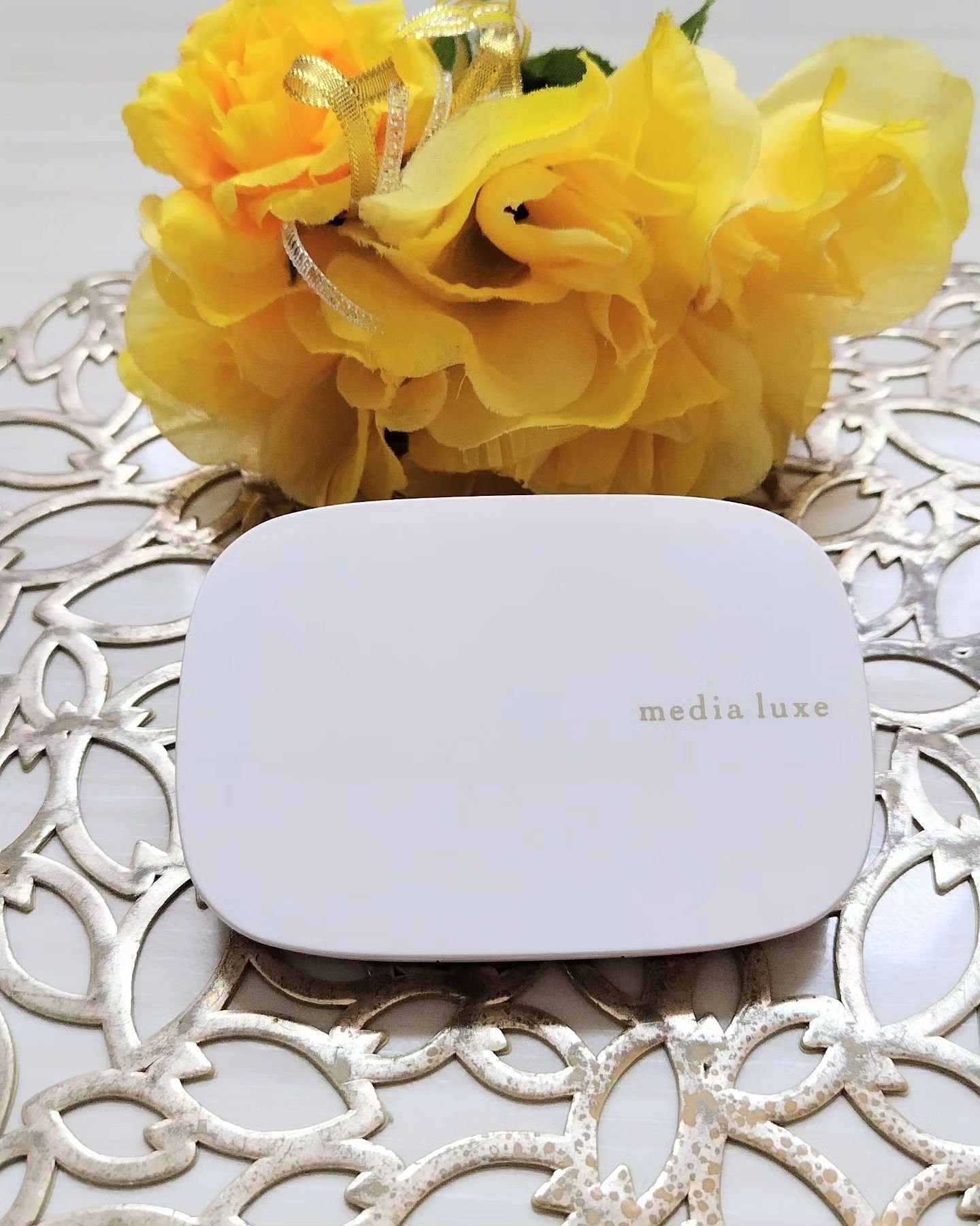 パウダーファンデーション/media luxe/パウダーファンデーションを使ったクチコミ（3枚目）