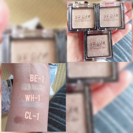 UR GLAM POWDER EYESHADOW/U R GLAM/単色アイシャドウを使ったクチコミ(1枚目)