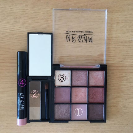 UR GLAM BLOOMING EYE COLOR PALETTE/U R GLAM/アイシャドウパレットを使ったクチコミ(2枚目)