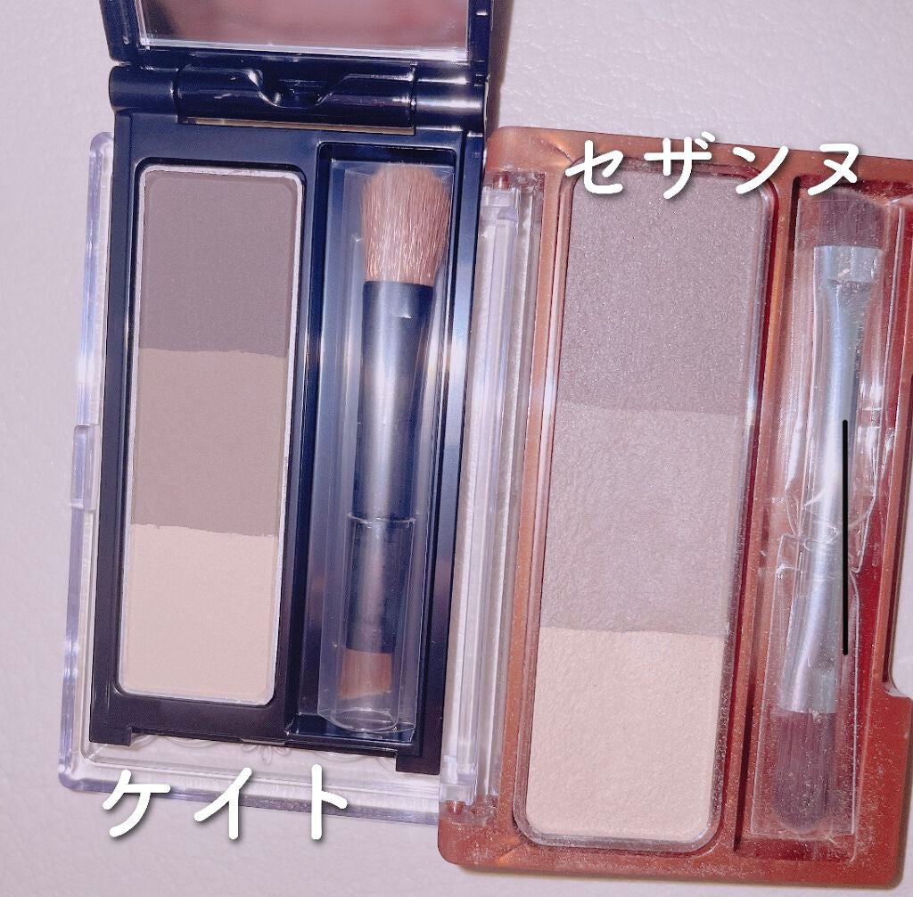 ノーズ&アイブロウパウダー/CEZANNE/パウダーアイブロウを使ったクチコミ(3枚目)