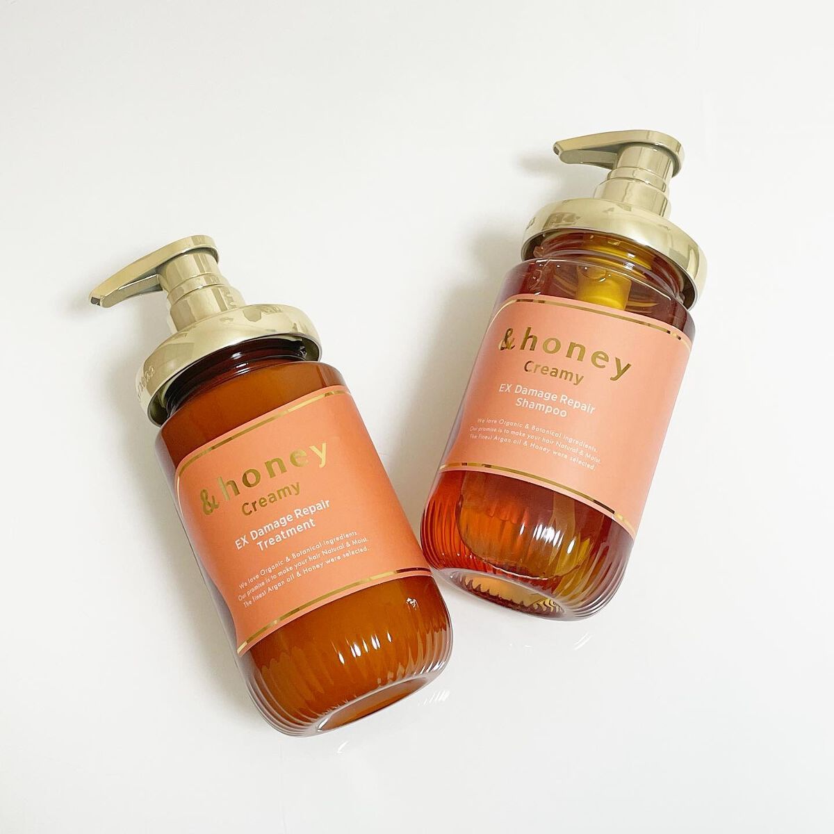 Creamy EXダメージリペアシャンプー1.0/ヘアトリートメント2.0/&honey/市販シャンプーを使ったクチコミ（1枚目）