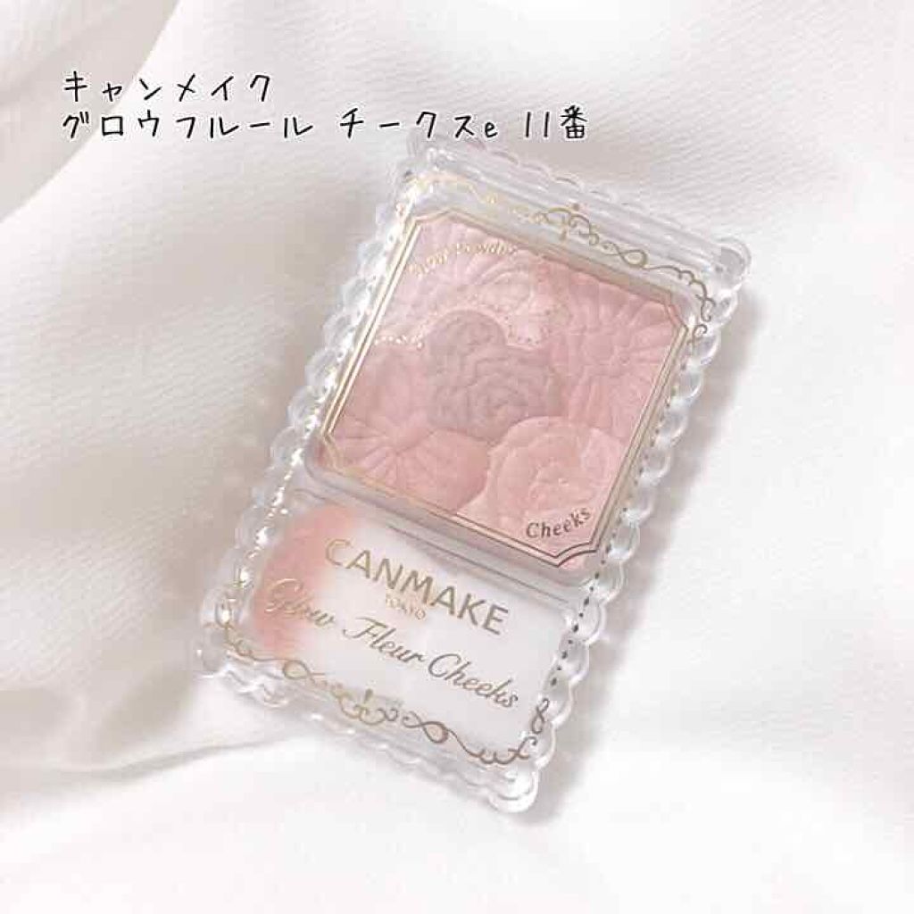 グロウフルールチークス/キャンメイク/パウダーチークを使ったクチコミ（1枚目）