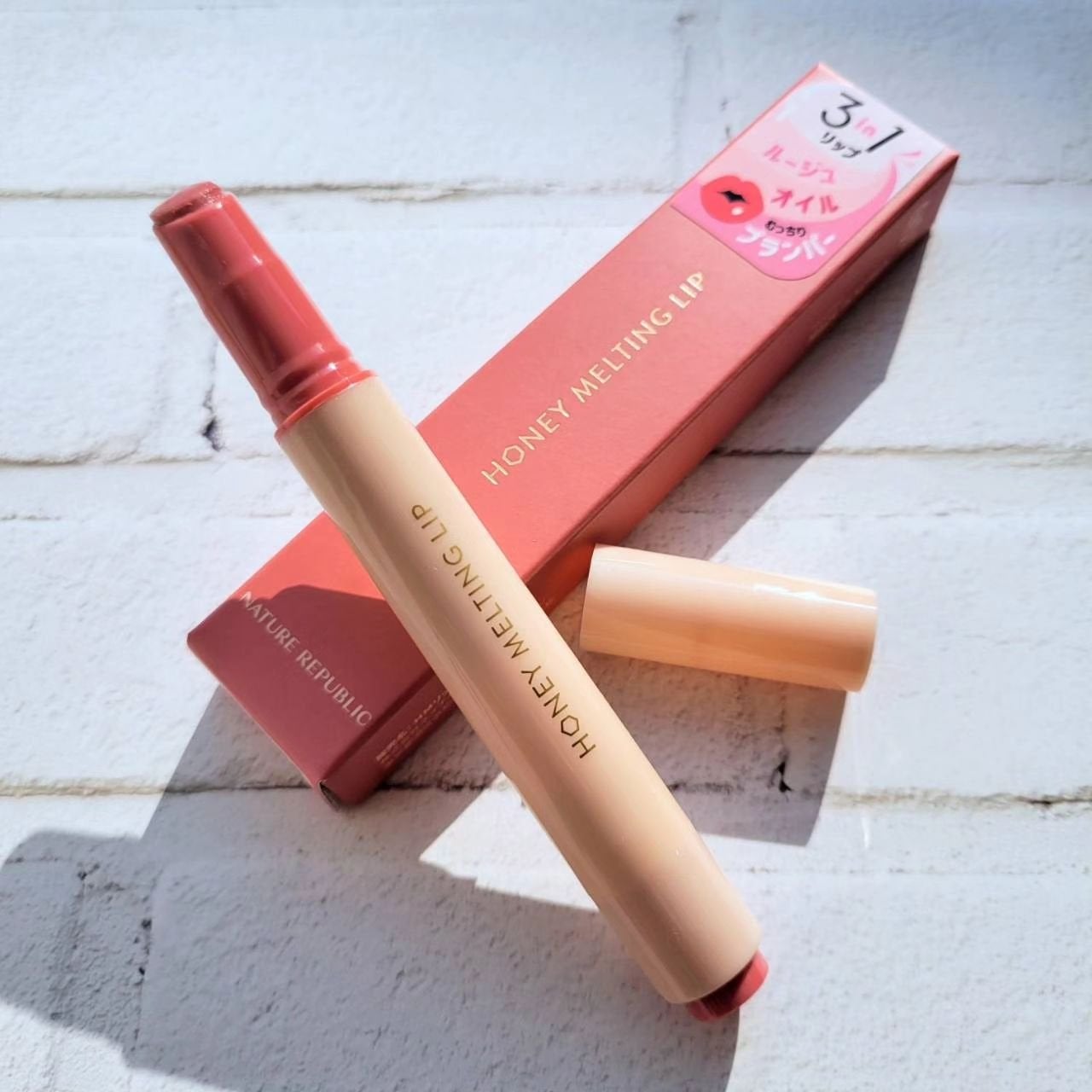 ハニーメルティングリップ/ネイチャーリパブリック/口紅を使ったクチコミ(1枚目)