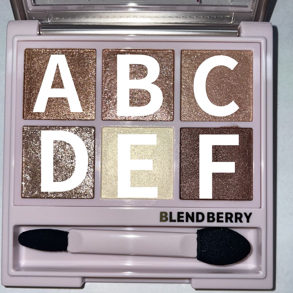 オーラクリエイション/BLEND BERRY/アイシャドウパレットを使ったクチコミ（2枚目）