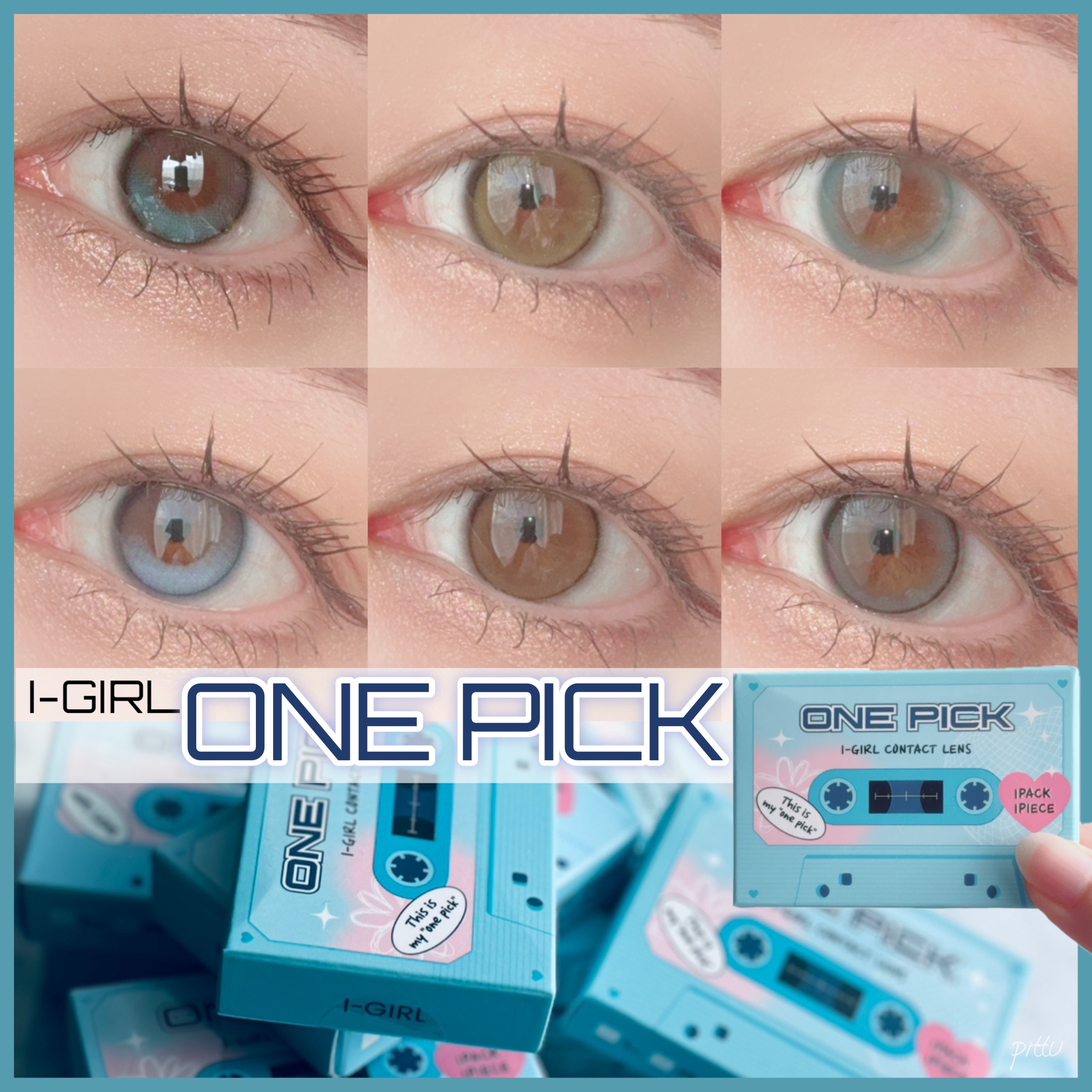 ONE PICK/蜜のレンズ/１ヶ月（１MONTH）カラコンを使ったクチコミ（1枚目）