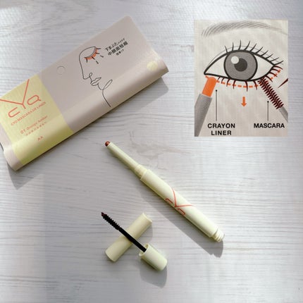 CYQ MASCARA DE LINER/CYQ/マスカラを使ったクチコミ(2枚目)
