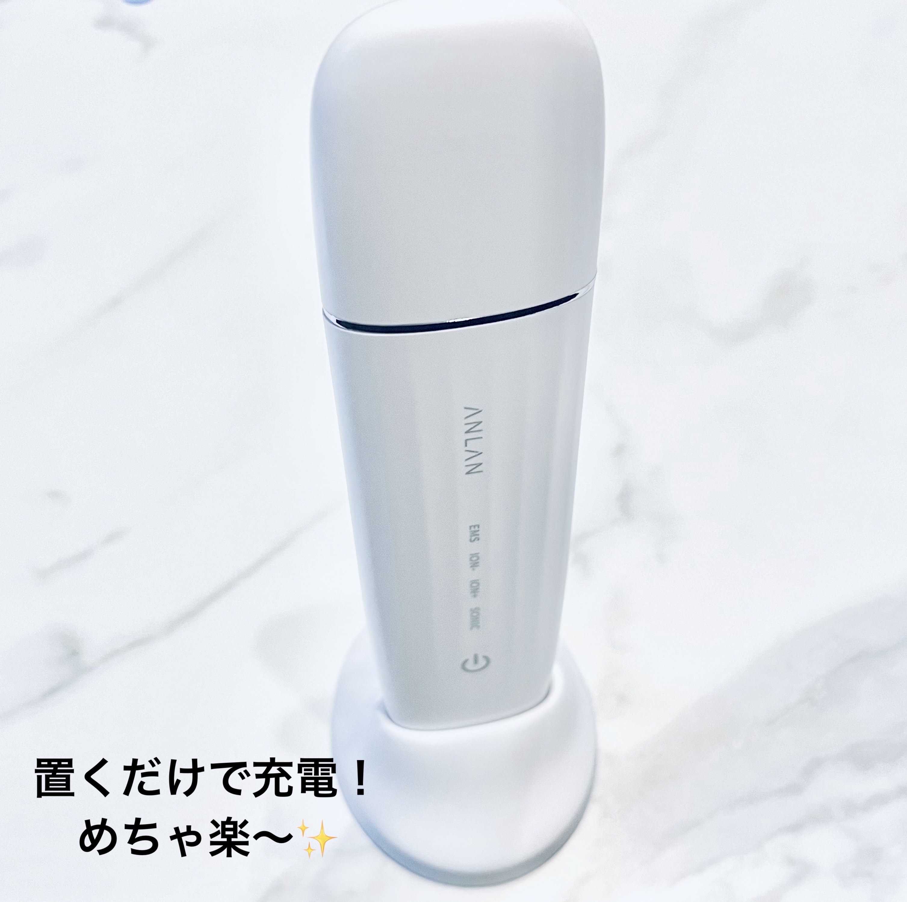 ウォーターピーリング超音波美顔器/ANLAN/美顔器・マッサージを使ったクチコミ（3枚目）