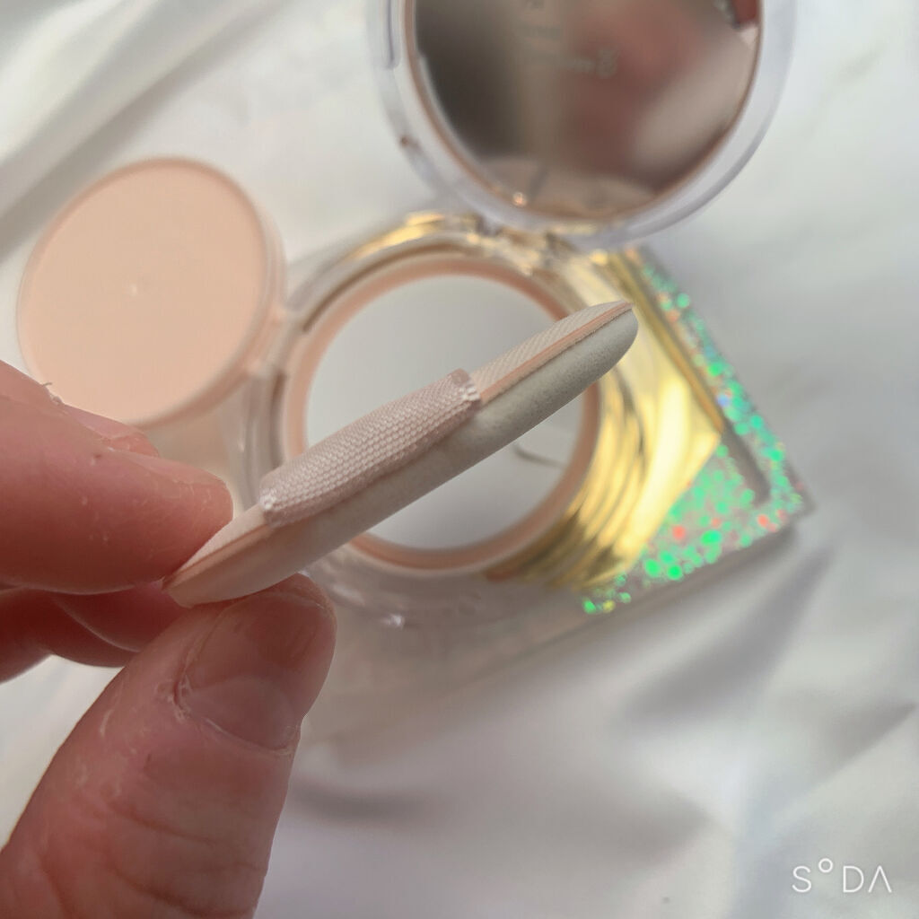 スキンチューンヴィーガンカバークッション 01 フェアチューン/AMUSE/クッションファンデーションを使ったクチコミ（2枚目）