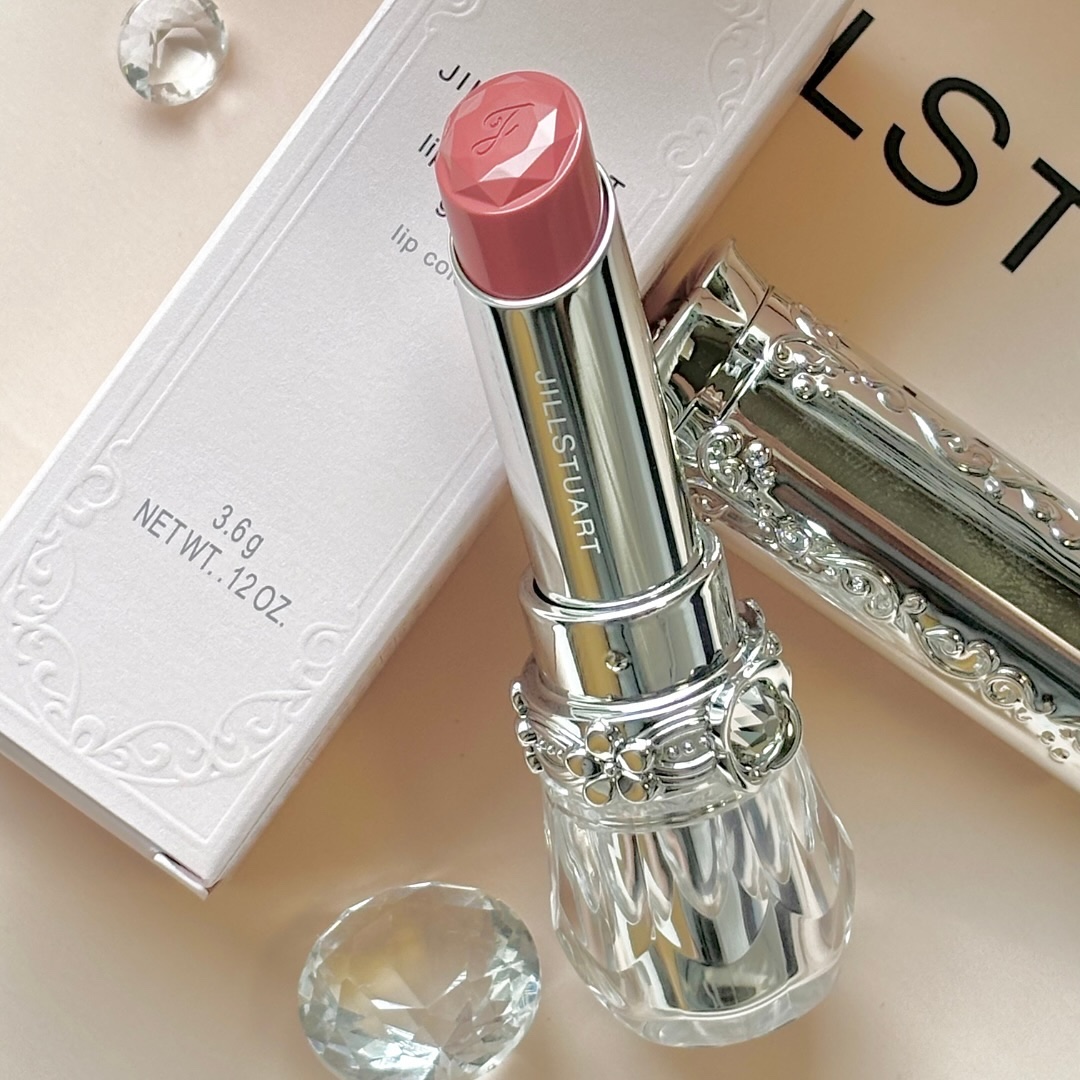 ジルスチュアート　リップブロッサム グロウ 25 azalea wish/JILL STUART/口紅を使ったクチコミ（1枚目）