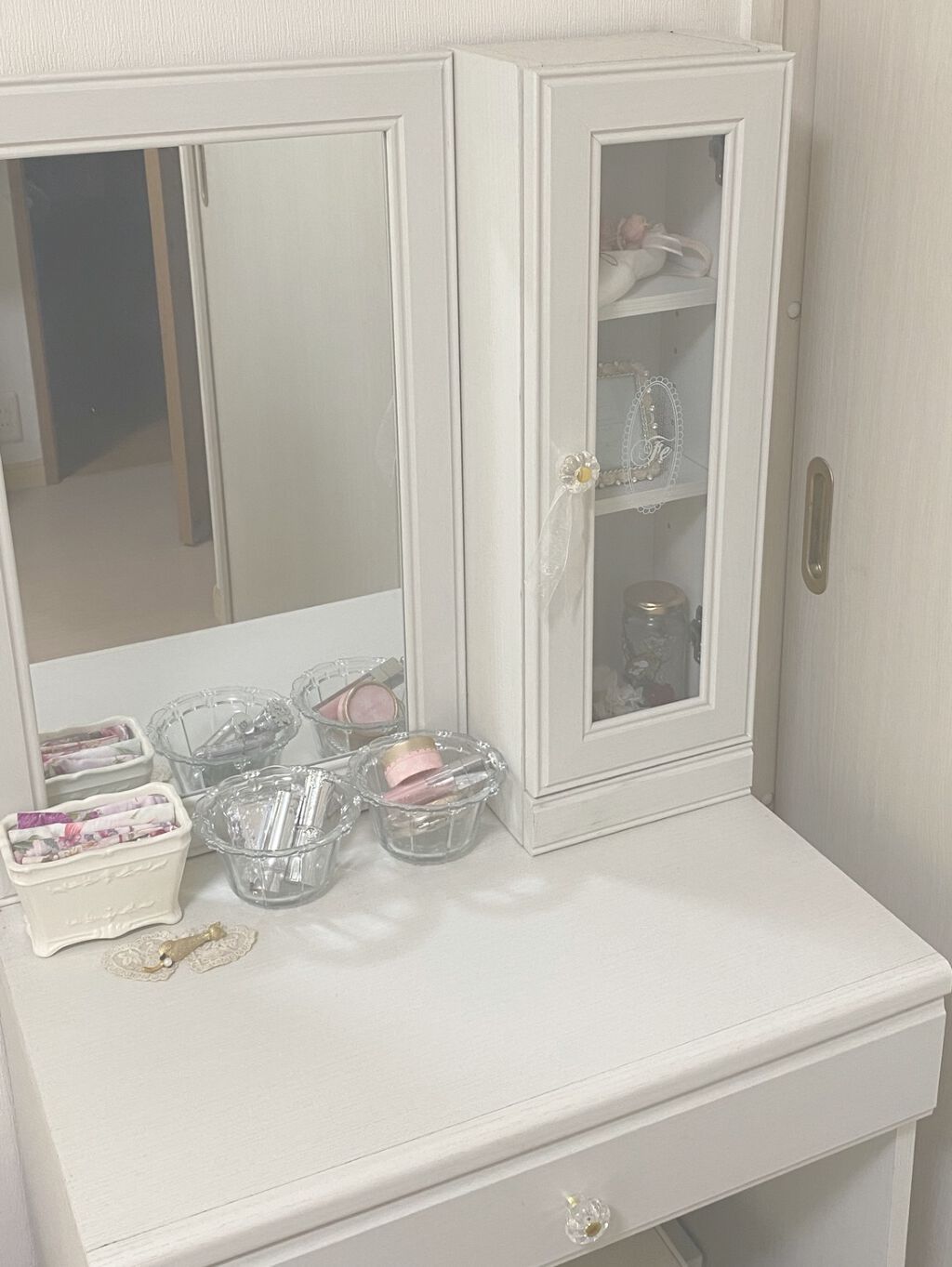 メーカー直送】 ドレッサー⭐︎ニトリ ホワイト/フェリベーネ やや傷