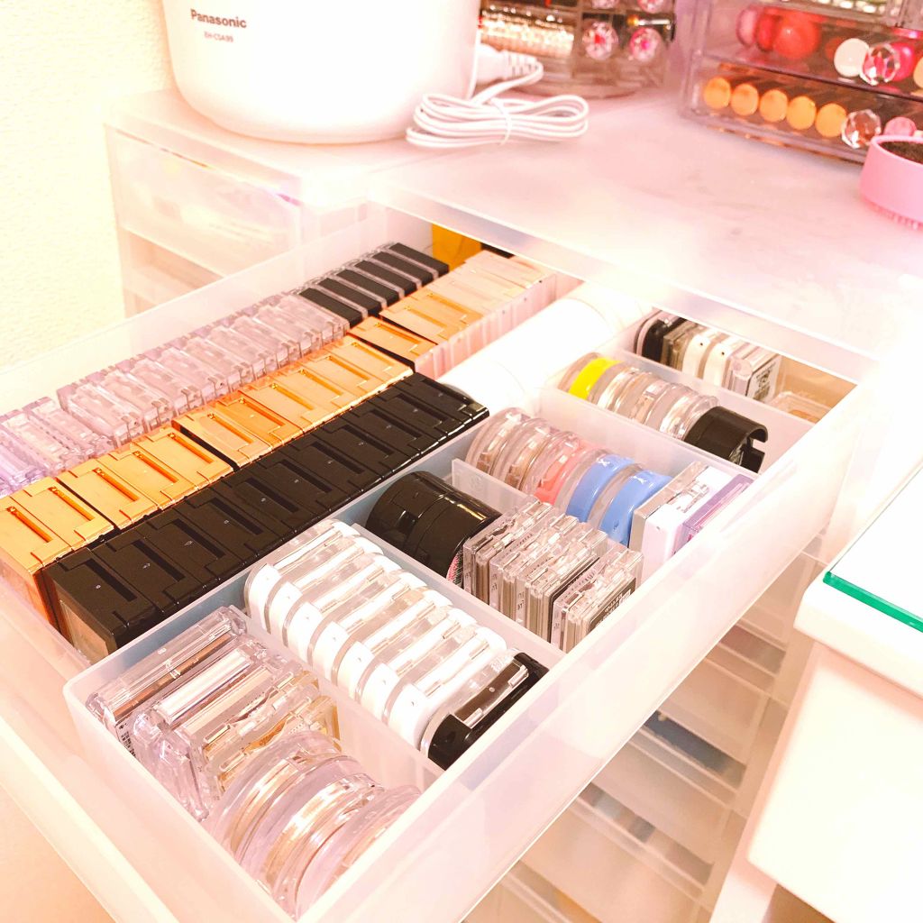 アクリル小物収納・3段/無印良品/その他化粧小物を使ったクチコミ(2枚目)