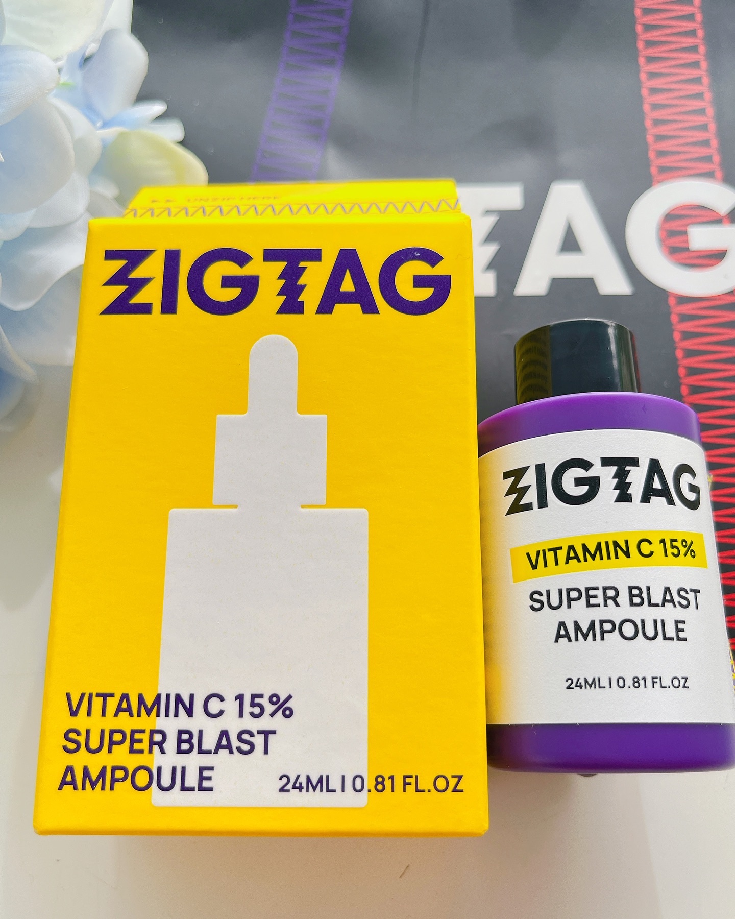 ビタミンC15%スーパーブラストアンプル/ZIGTAG/美容液を使ったクチコミ（3枚目）