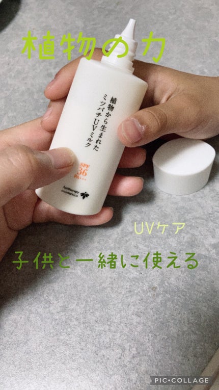 植物から生まれたミツバチUVミルク/アピセラピーコスメティクス/日焼け止めミルクを使ったクチコミ(1枚目)