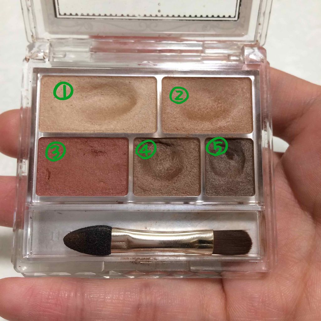 パーフェクトマルチアイズ/キャンメイク/アイシャドウパレットを使ったクチコミ（2枚目）