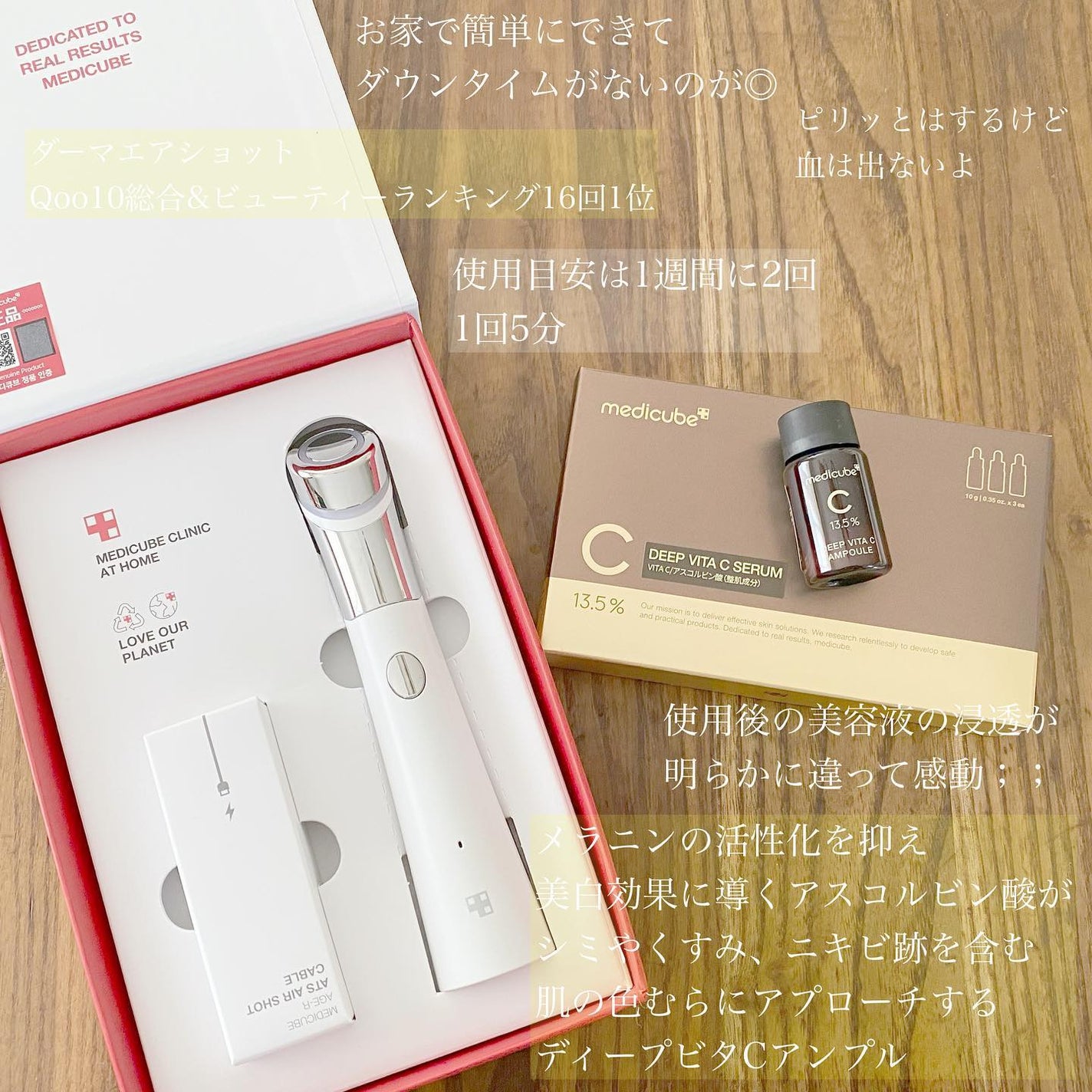 みな氏。 on LIPS 「¦/お家でダーマペン?\⋆꙳𓂃DermaAirShot𓂃..」(2枚目)