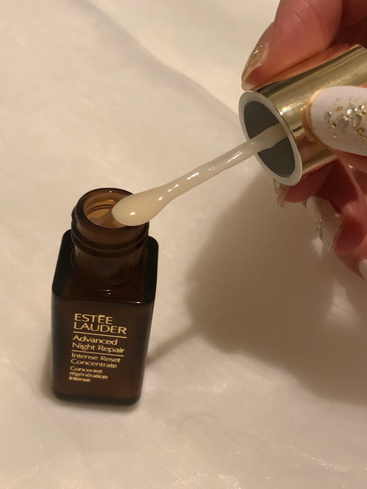 アドバンス ナイト リペア インテンス コンセントレイト/ESTEE LAUDER/美容液を使ったクチコミ(2枚目)