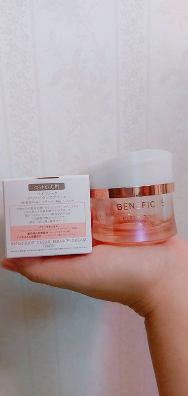 クリアバウンスクリーム  レフィル 40g/BENEFIQUE/フェイスクリームを使ったクチコミ（2枚目）