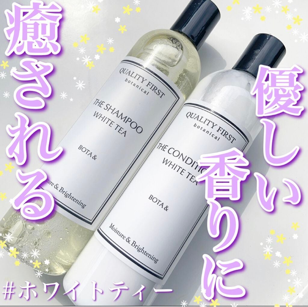 ボタアンド ザ シャンプー <WHITE TEA>/クオリティファースト/市販シャンプーを使ったクチコミ(1枚目)