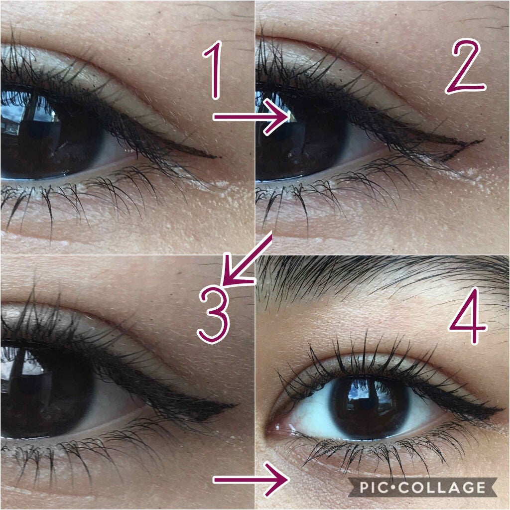 モテライナー リキッド/UZU BY FLOWFUSHI/リキッドアイライナーを使ったクチコミ(3枚目)