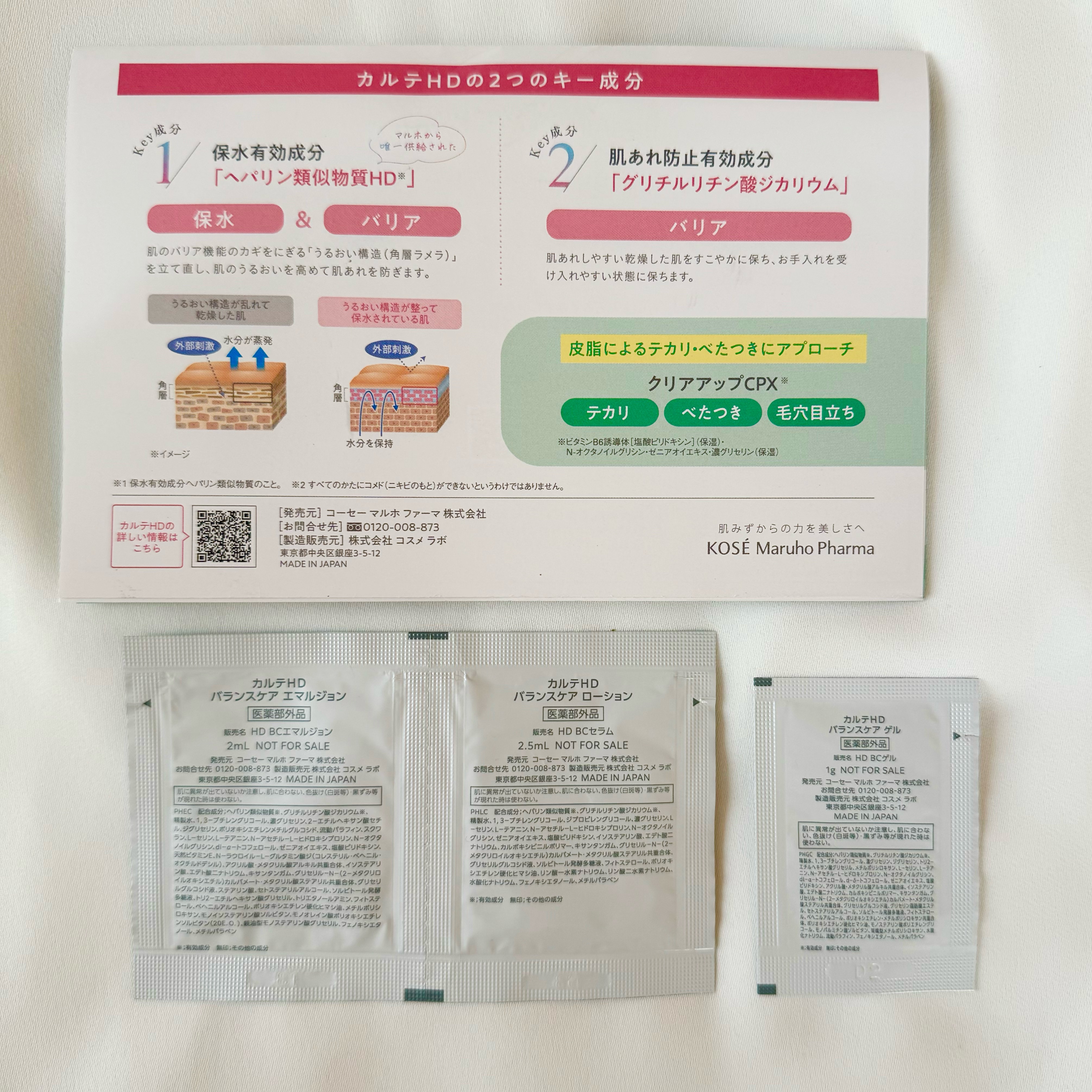 バランスケア トライアルセット/カルテHD/トライアルキットを使ったクチコミ（2枚目）