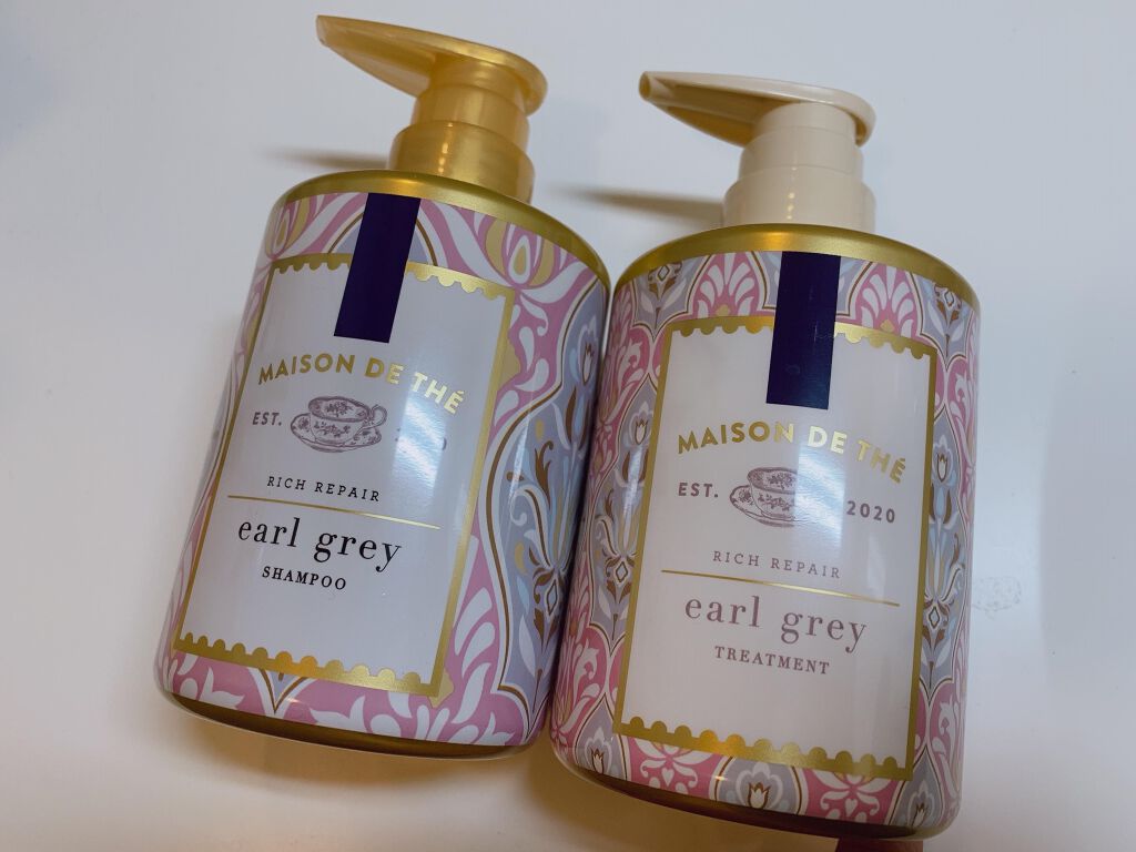 リッチリペア シャンプー／トリートメント/MAISON DE THÉ/市販シャンプーを使ったクチコミ（1枚目）