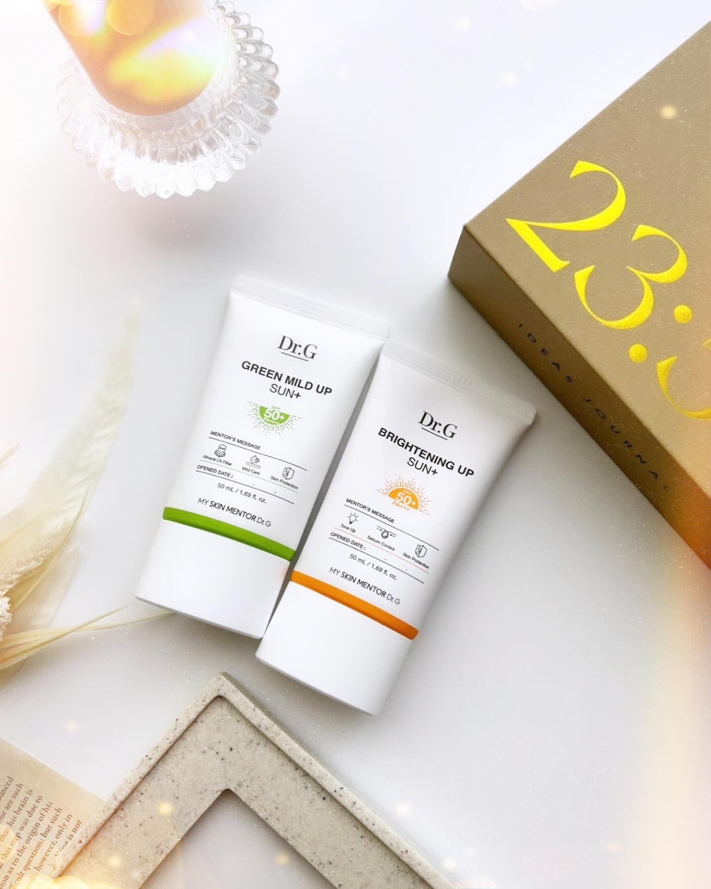 グリーンマイルドアップサンプラス/Dr.G/日焼け止めクリームを使ったクチコミ（1枚目）