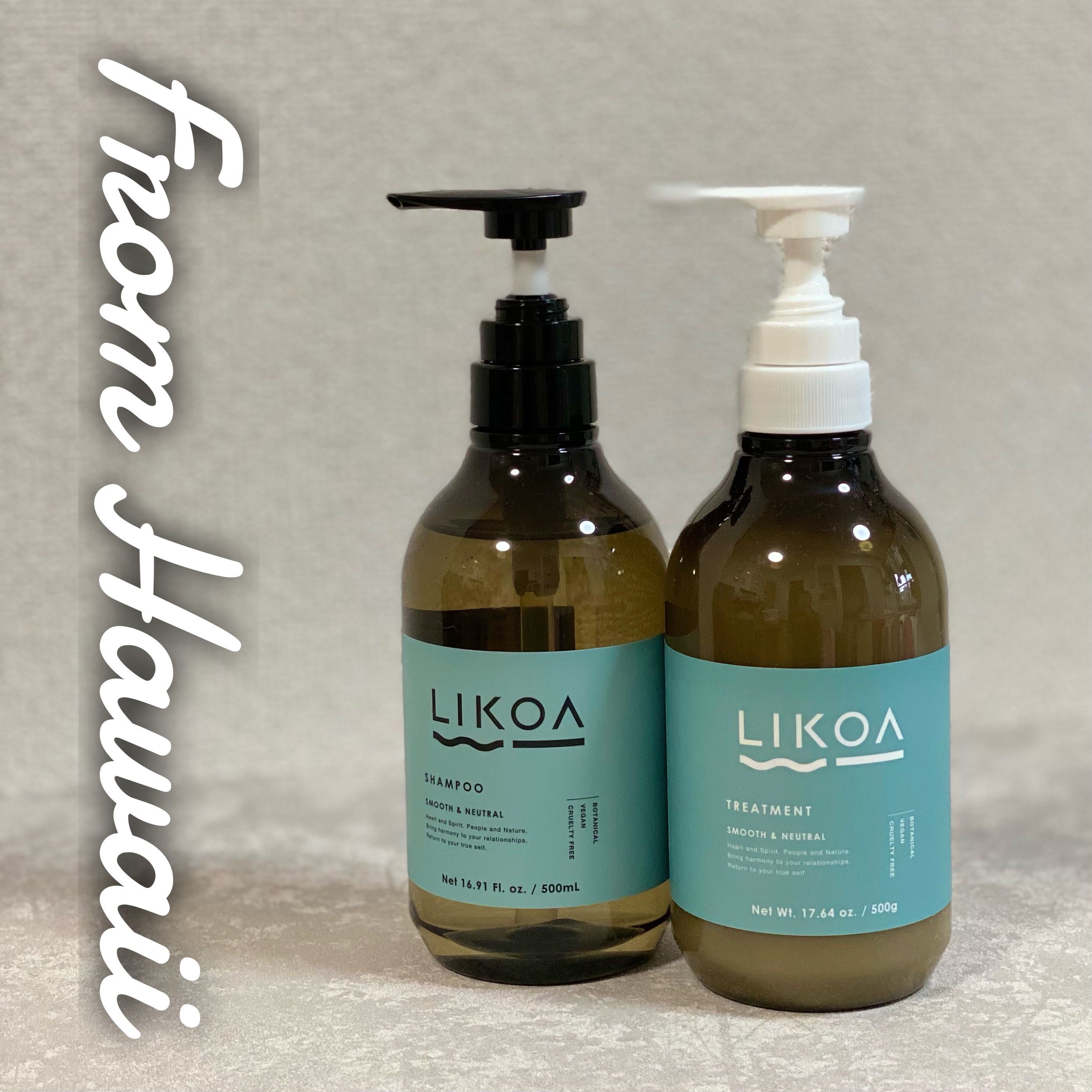 SHAMPOO & TREATMENT SMOOTH & NEUTRAL/LIKOA/サロンシャンプーを使ったクチコミ（1枚目）