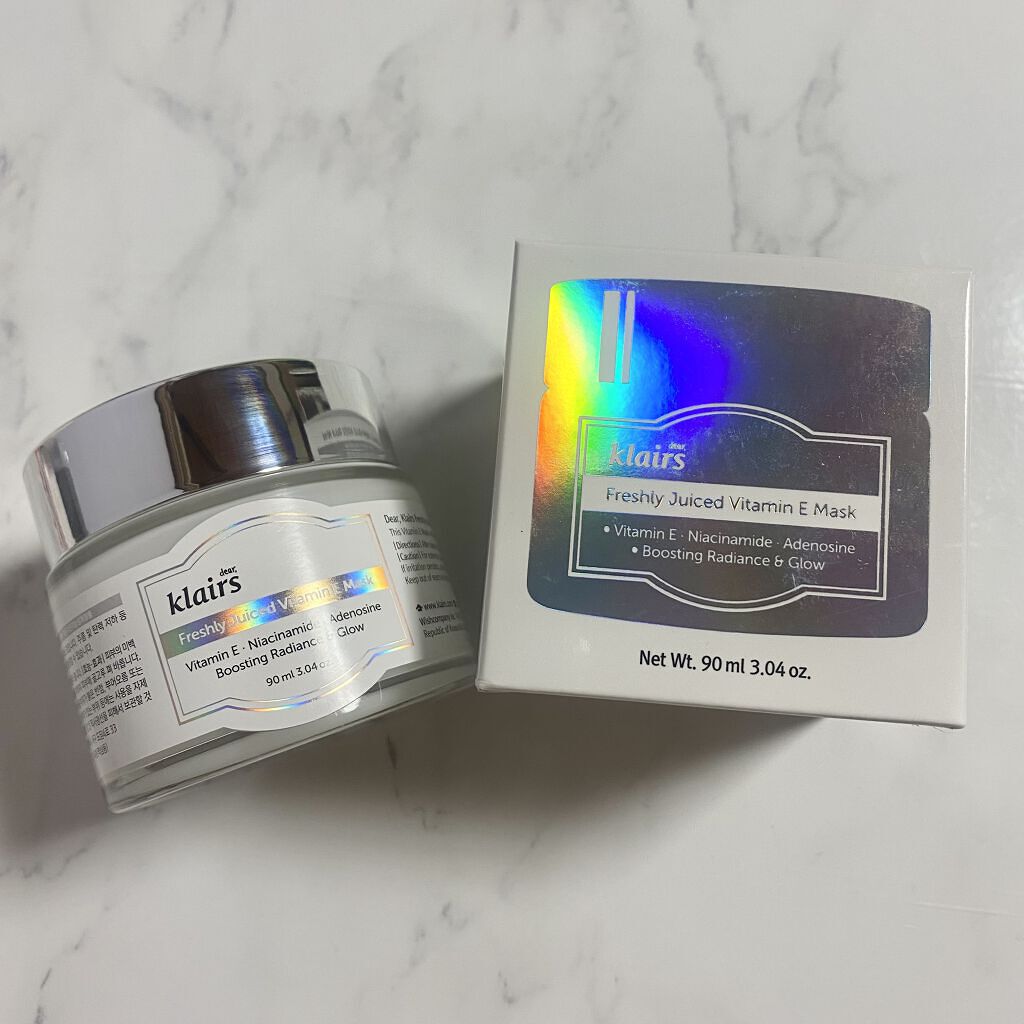 フレッシュリージュースドビタミンEマスク(90g)/Klairs/フェイスクリームを使ったクチコミ（1枚目）