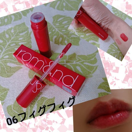 ジューシーラスティングティント/rom&nd/リップティントを使ったクチコミ(1枚目)