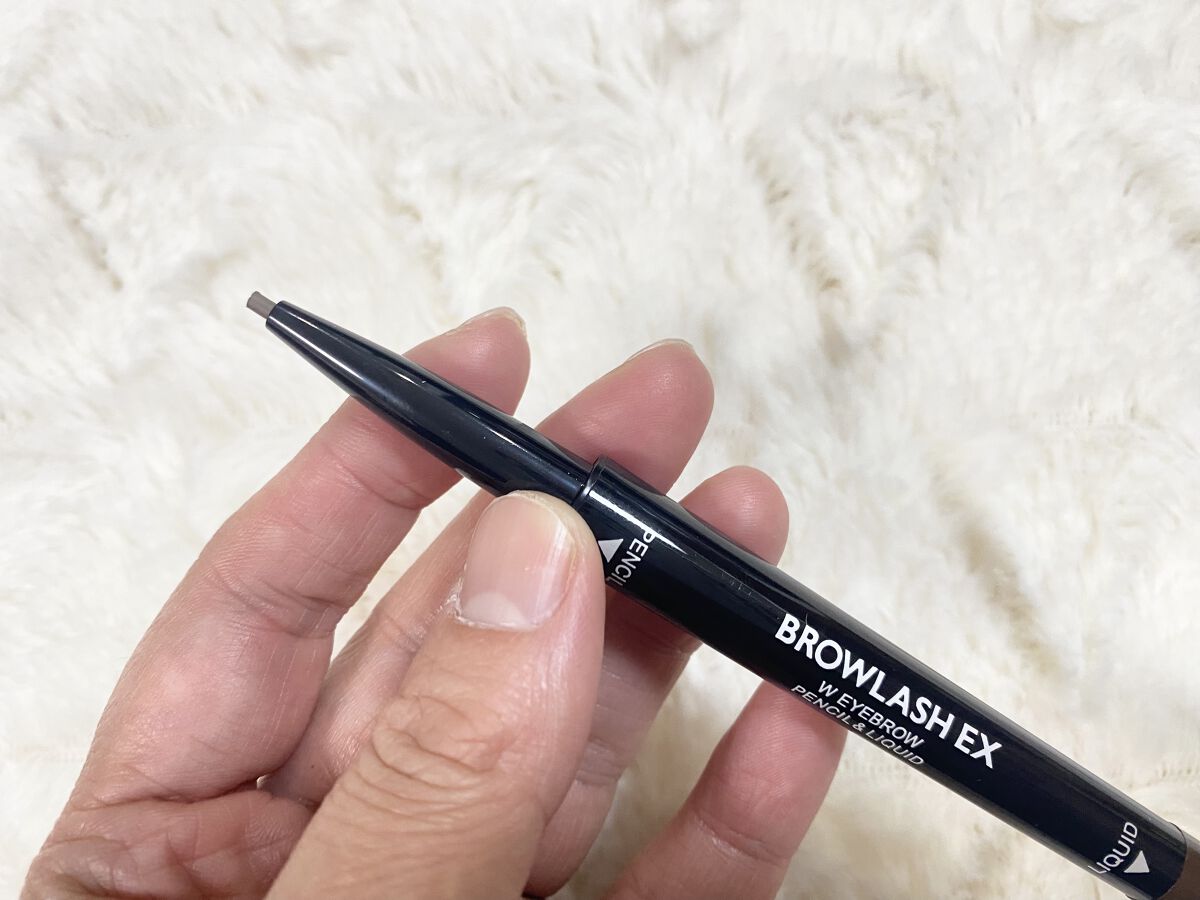 ブロウラッシュEX ウォーターストロング Wアイブロウ(ペンシル&リキッド)/ブロウラッシュ/アイブロウペンシルを使ったクチコミ（3枚目）