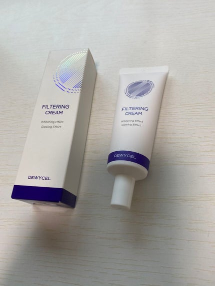 フィルタリングクリーム/DEWYCEL/日焼け止めクリームを使ったクチコミ(1枚目)