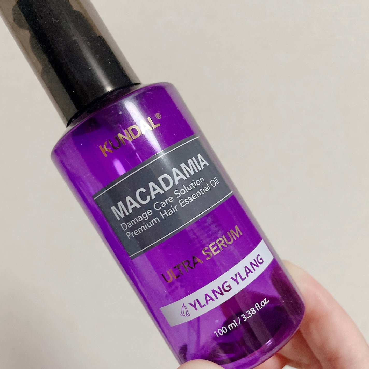 クンダル マカダミア ウルトラヘアセラム /KUNDAL/ヘアオイルを使ったクチコミ(1枚目)
