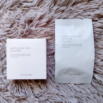 マットエステヴェール クッション/Macchia Label/クッションファンデーションを使ったクチコミ(5枚目)