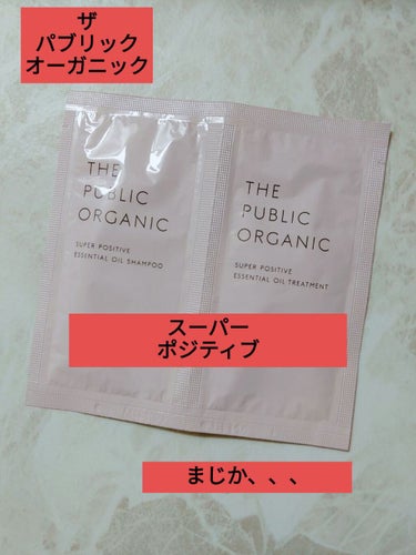 スーパーポジティブダメージRシャンプー／Rトリートメント/THE PUBLIC ORGANIC/シャンプー・コンディショナーを使ったクチコミ（1枚目）