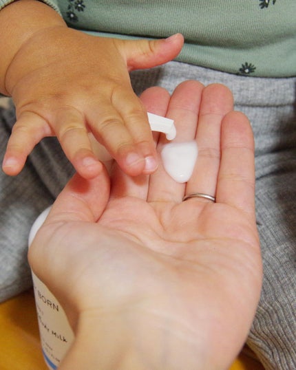 ベビーボーンフェイス&ボディミルク/BABY BORN/ボディミルクを使ったクチコミ(4枚目)