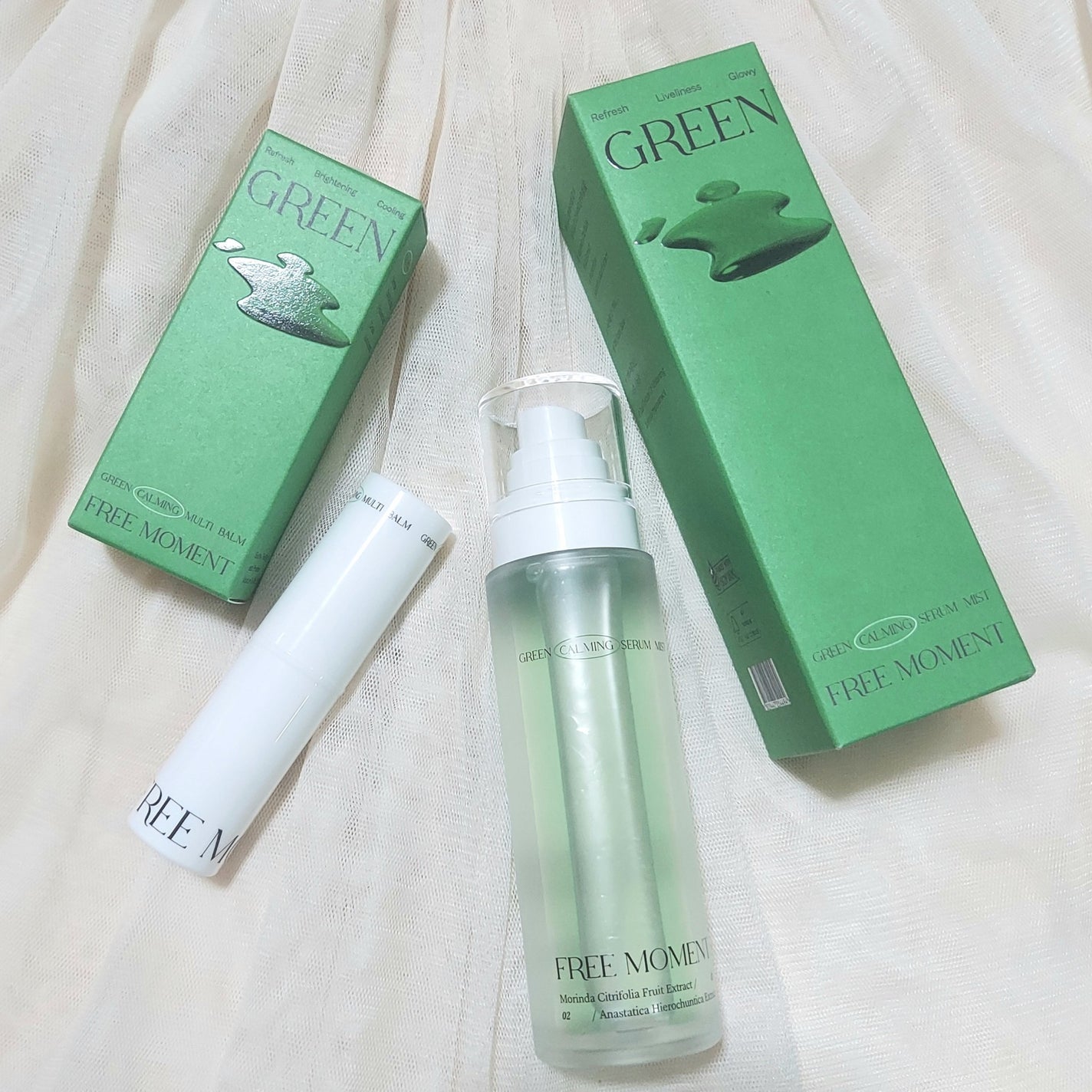 グリーンカーミングセラムミスト/Free Moment /ミスト状化粧水を使ったクチコミ(7枚目)