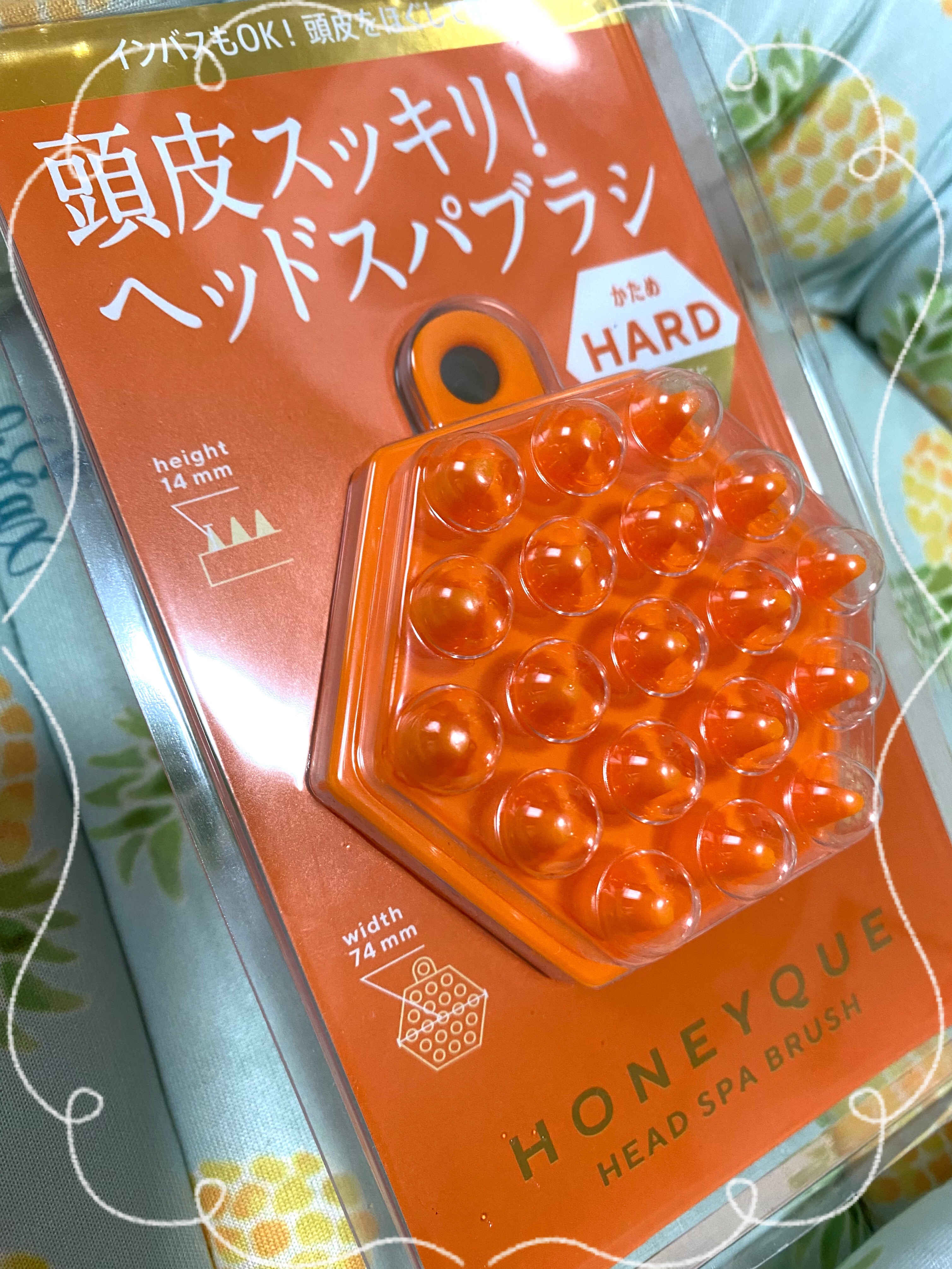 ヘッドスパブラシ ハード/ハニーク/スカルプブラシを使ったクチコミ（1枚目）