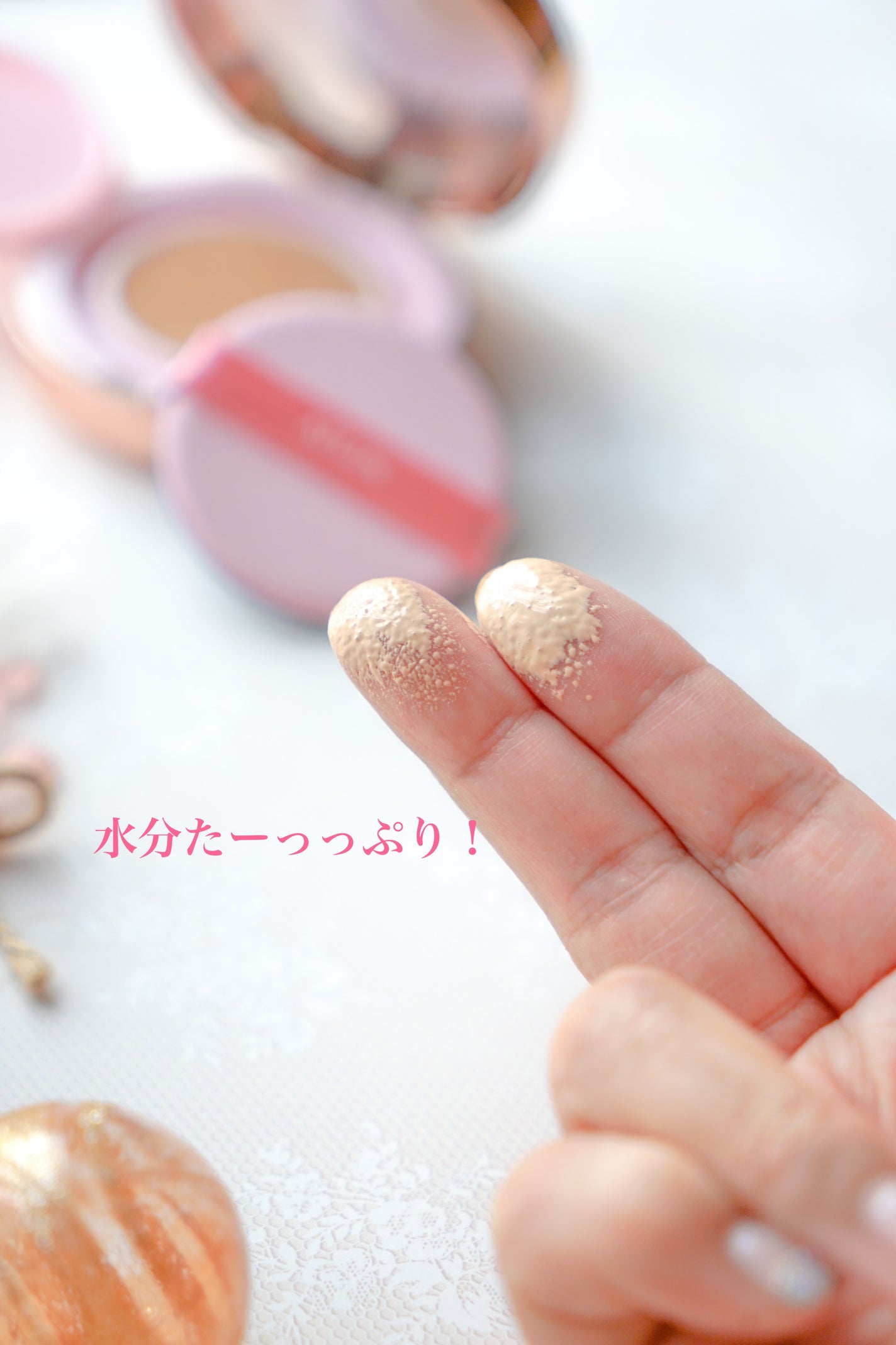 ピンクティーツリーカバーアップグロウクッション/APLIN/クッションファンデーションを使ったクチコミ(5枚目)