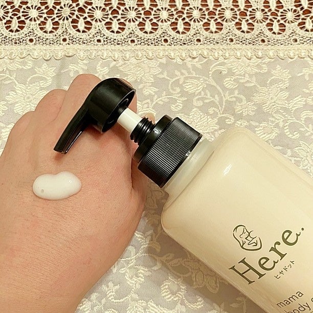 ママボディケアミルク/Here./ボディミルクを使ったクチコミ(5枚目)