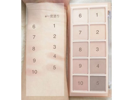 ベターザンパレット/rom&nd/アイシャドウパレットを使ったクチコミ(7枚目)