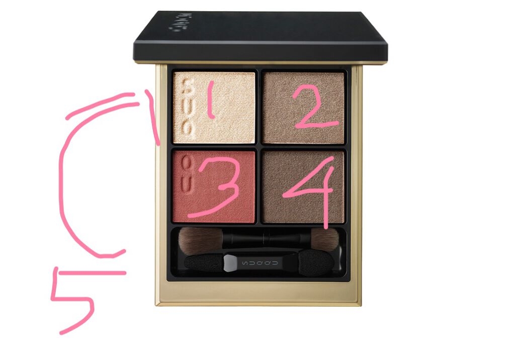 シグニチャー カラー アイズ/SUQQU/アイシャドウパレットを使ったクチコミ(2枚目)