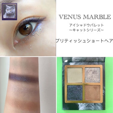 Venus Marble アイシャドウキャットシリーズ/Venus Marble/パウダーアイシャドウを使ったクチコミ（3枚目）