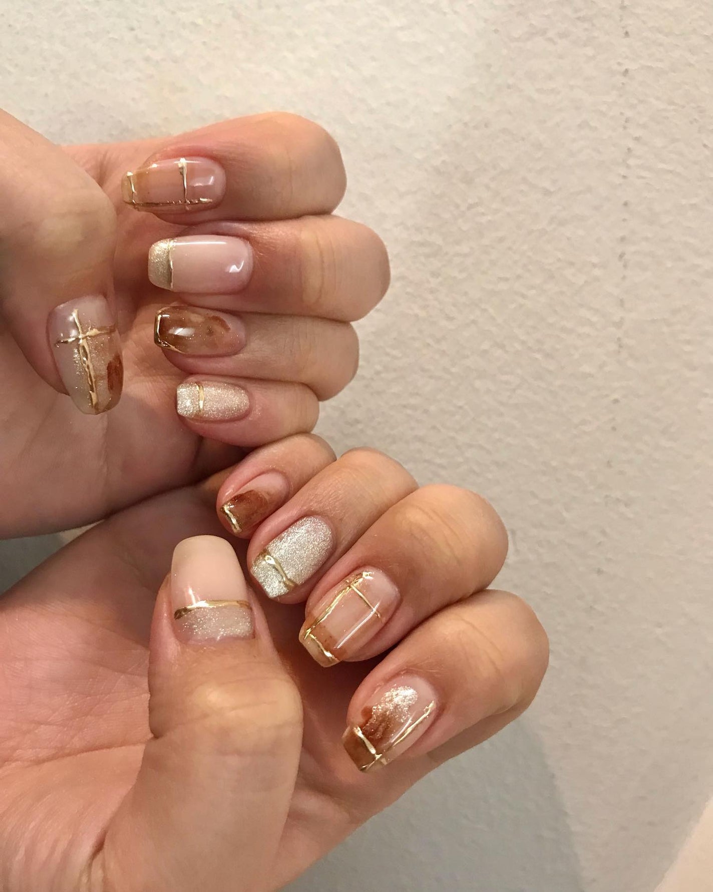 hiraichan on LIPS 「..⋆⸜Art120min⸝⋆...ニュアンスネイル....m..」(1枚目)