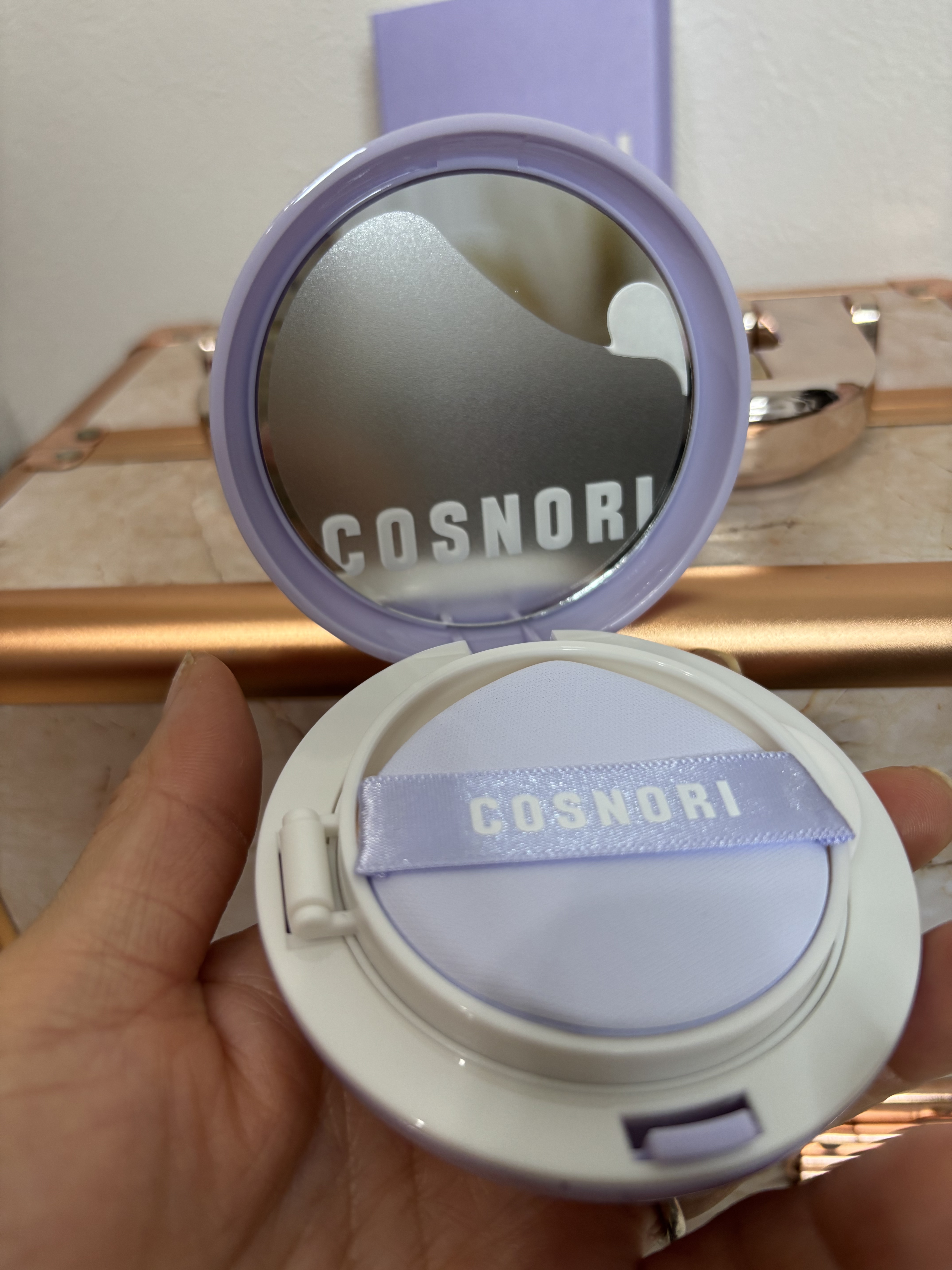 パンテノールバリアクッション/COSNORI/クッションファンデーションを使ったクチコミ（3枚目）