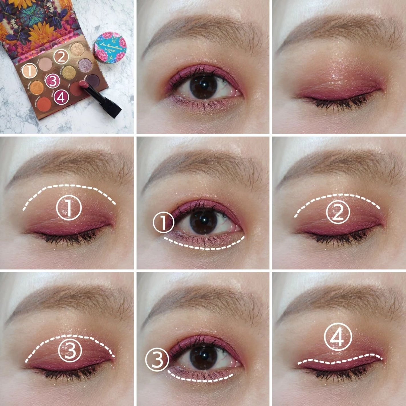 SonicBloom/ColourPop/アイシャドウパレットを使ったクチコミ(4枚目)