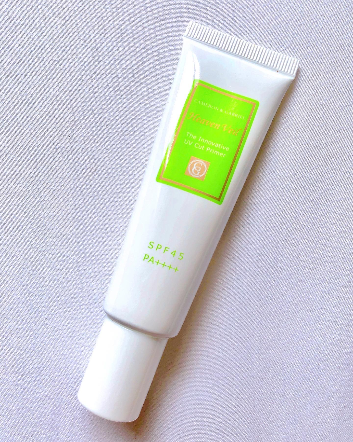 キャメロン＆ガブリエル ヘヴンヴェールのクチコミ「すっごくいい日焼け止め化粧下地を見つけたから紹介するね。

@cameronandgabrie.....」（1枚目）