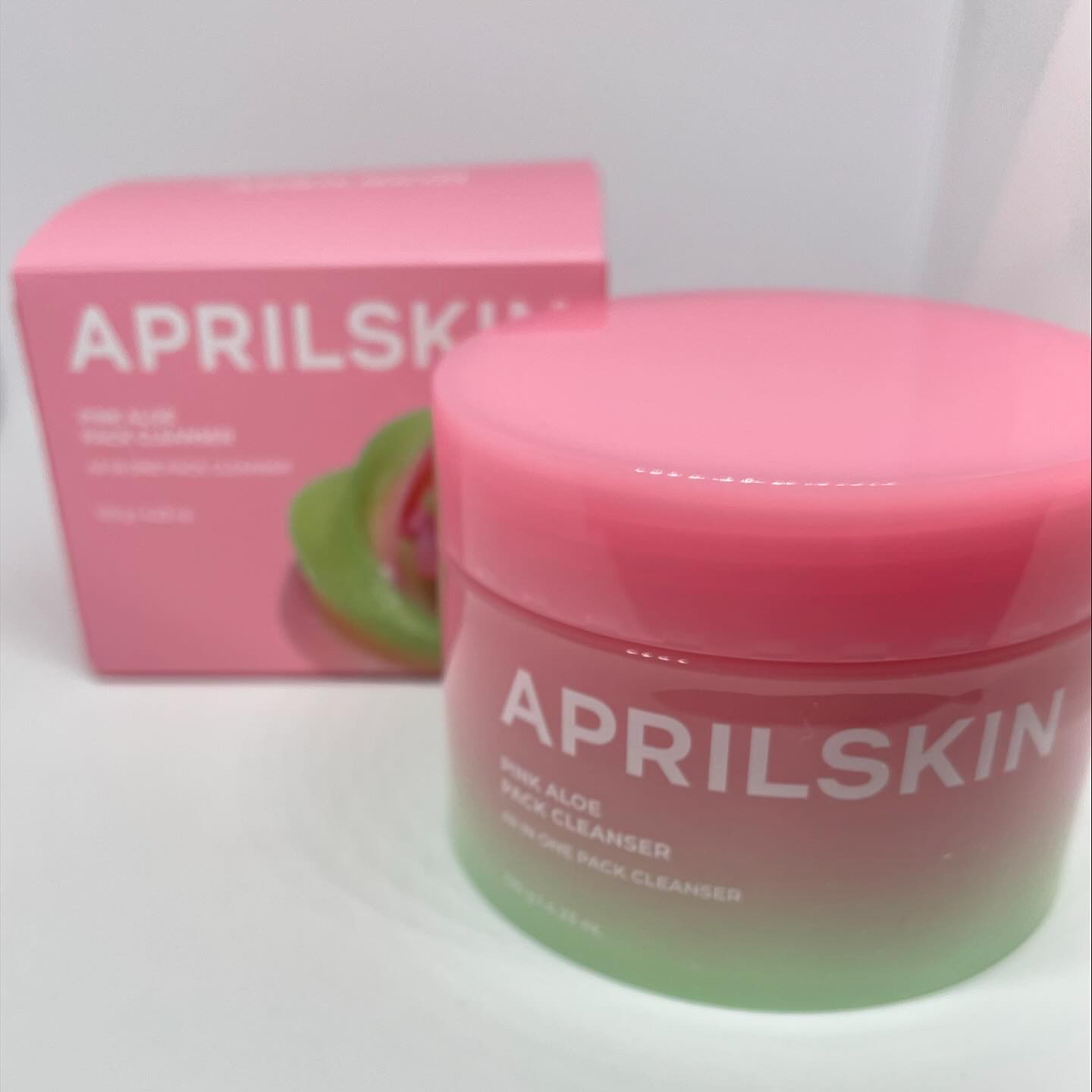 ピンクアロエメレンゲクレンザー/APRILSKIN/その他洗顔料を使ったクチコミ（2枚目）