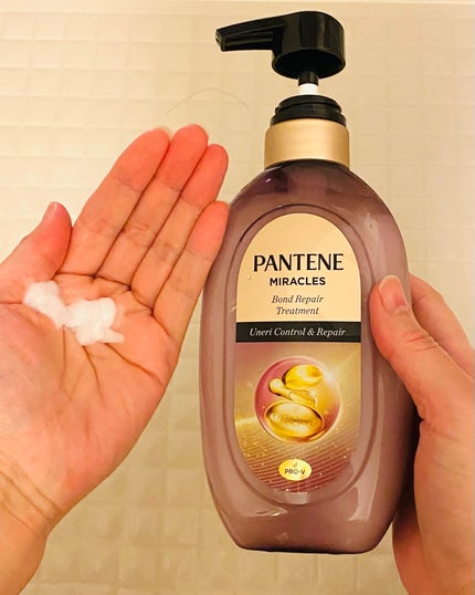 ミラクルズ うねりコントロール&リペア ボンドリペア シャンプー/トリートメント/パンテーン/市販シャンプーを使ったクチコミ(4枚目)