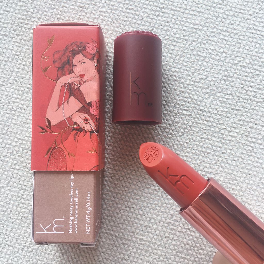 カレン・マレル リップスティック 21 ファイアリー ルビー/Karen Murrell(カレン・マレル)/口紅を使ったクチコミ（2枚目）